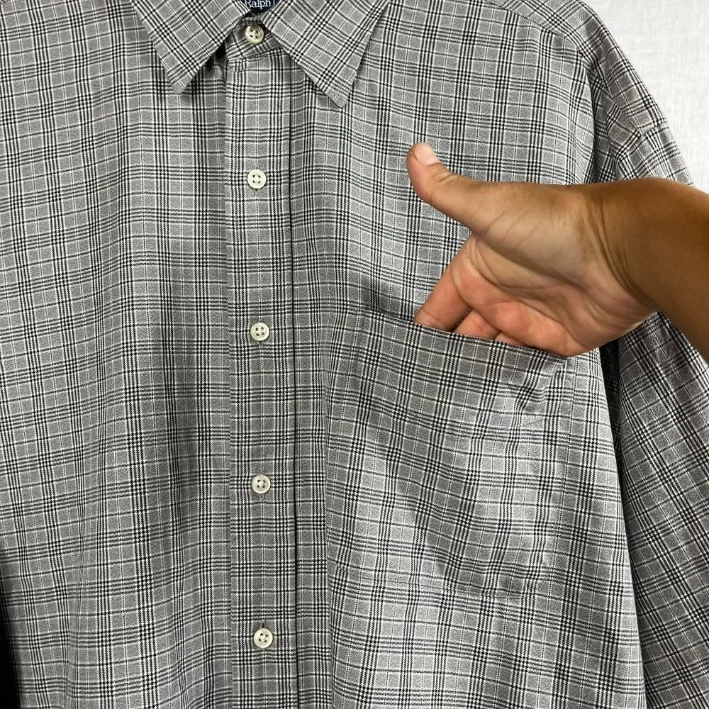 Polo Ralph Lauren Lowell Sport Long Sleeve Button Shirt Mens XXL Big‎ Tall Plaid